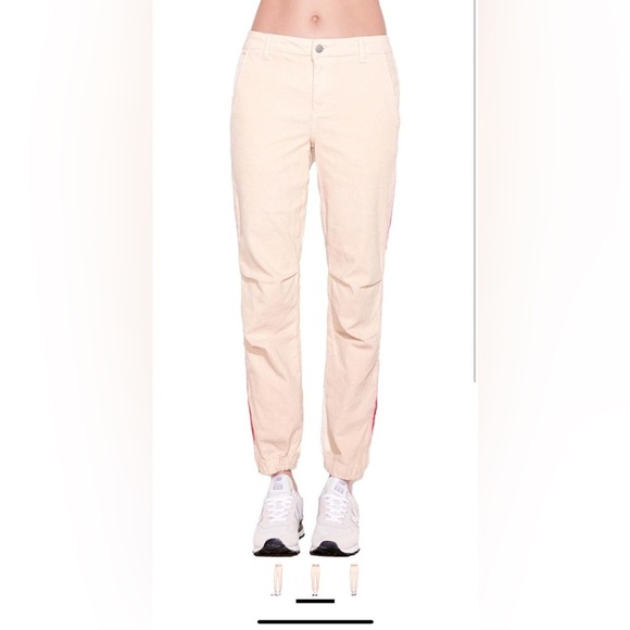 Sundry Women’s Pleated Zip Jogger Size 28 Eggshell - Picture 2 of 6